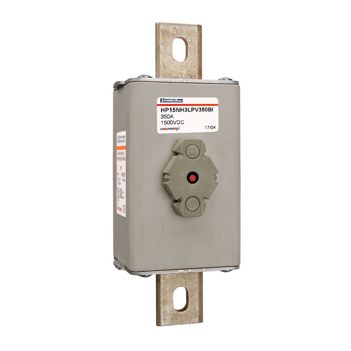 E1057222 - NH fuse-link gPV, 1500VDC, size 3L, 350A, for direct mounting, with striker